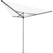 Brabantia Séchoir parapluie en aluminium Essential 3 bras avec douille L.30 m