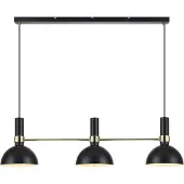 Markslöjd LARRY Lampe à suspendre noire 3 ampoules