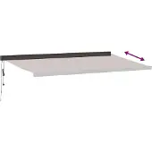 vidaXL Store automatique brun 500x300 cm