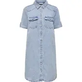ONLY Robe-chemise 'ONLLISA' bleu clair