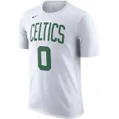 Nike Celtics Short Sleeve T-shirt Blanc S Homme