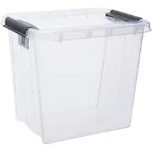 Un plast team Boîte de rangement PROBOX 53,0 litres transparente