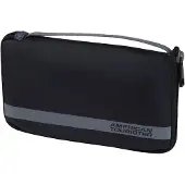 American Tourister pull-over accessoires de voyage Foldable Luggage Cover Black / Grey noir