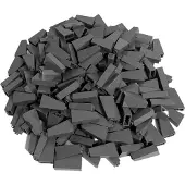LEGO 2x1x3 Briques de toit inclinées Gris foncé pour toit - 4460b NOUVEAU ! Quantité 50x
