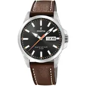 Festina Montre dateur ACERO CLASICO Black - Brown