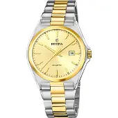 Festina Montre à affichage analogique champagne