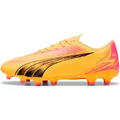 Puma Chaussures de sport Ultra Play FG/AG pour hommes, chaussures de football, couleur jaune, style décontracté
