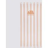 Sundek Beach Fouta Jacquard With Logo Towel Beige Femme