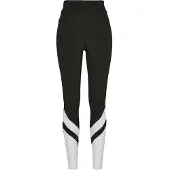 Urban Classics Leggings noir / blanc