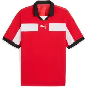 Puma T-Shirt fonctionnel 'TeamClassic' rouge / noir / blanc