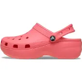 Crocs Sabots à plateforme Classic pour femme, rose goyave 206750-6UI, sabots à plateforme légers en Croslite, pointures 42-43 (EU)