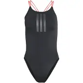 Adidas Ripstream 3 Stripes Tie Back Swimsuit Noir 46 Femme