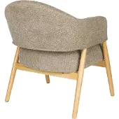 White Label Lounge Chair Indy Dark Brown