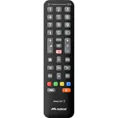 Meliconi 808061 EASYTEL 2 (Télécommande universelle, Infrarouge), Télécommande, Noir