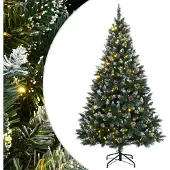 vidaXL Sapin de Noël artificiel 150 LED 150 cm