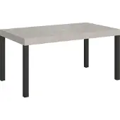 Itamoby Table Extensible 160/264X90 Cm Everyday Premium Pieds Cachemire Anthracite