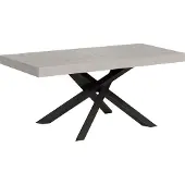 Itamoby Table Extensible 140/244X90 Cm Volantis Premium Pieds Cachemire Anthracite