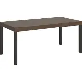 Itamoby Table Extensible 90X180/284 Cm Everyday Noyer Structure Anthracite