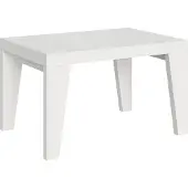Itamoby Table Extensible 120/380X90 Cm Naxy Frêne Blanc