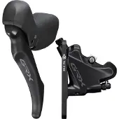 Shimano Grx Bl-rx600+br-rx400 Flat Mount Front Brake Noir
