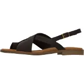 Paul green Tongs brun foncé