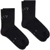EA7 unisex. 7X000579_AF22658 Chaussettes Running Crusher noires (L), Sport, Synthétique