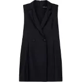 Armani Exchange Xw001414_af10855 Sleeveless Dress Noir 36 Femme