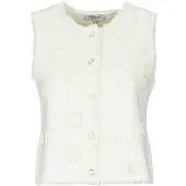 Morgan's Pomade Gilet MFLEUR femmes - Beige - EU L
