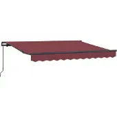 vidaXL , store enroulable bordeaux, 250 x 200 cm, tissu