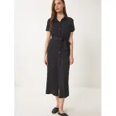 Happiness İstanbul Robe-chemise noir