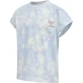 Hummel T-Shirt 'S/S' bleu clair / blanc