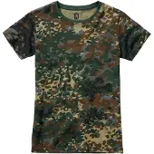 Brandit T-shirt marron / gris / kaki / vert foncé