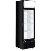 Hendi Réfrigérateur à boissons Arktic Gastro avec panneau publicitaire - 1 porte, à ventilation assistée, verrouillable