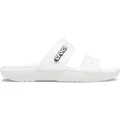 Crocs Classic Sandal 206761-100, tongs, unie, blanc, taille : 46/47