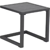 Happy Garden Table d'appoint BARBADOS en aluminium gris anthracite