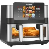 OEM Friteuse à air chaud, double panier, écran tactile LED, noir, UE