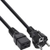 InLine Câble d'alimentation 16A (5 m), Câble d'alimentation, Noir