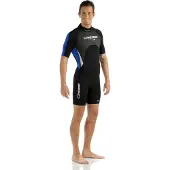 Cressi Medx 2.5 Mm Short Sleeve Shorty Noir 2XL Homme