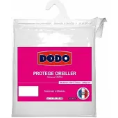 Dodo Housse d'oreiller de protection, , avec fermeture éclair, coton, blanc, 60x60cm