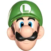 JAKKS Pacific Masque Nintendo Super Mario - Luigi/ Adulte