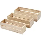 Adlibris Holzboxen 3 Stück