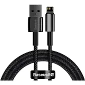 Baseus Cable Usb Do Lightning Tungsten Gold, 2.4A, 1M (Czarny)