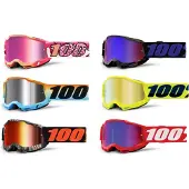 100% Accuri 2 Youth Goggles Noir SIlver Lens/CAT3 Enfants