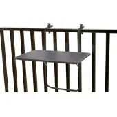 Alco Table suspendue pour balcon (60 x 40 x 60 cm)