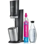 SodaStream Crystal 3.0 Métal, Acier inoxydable Noir