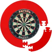 Winsport Jeu de Fléchettes Surround (Dart-Catchring) Rouge, Marerirl : Tissu (Velvet)