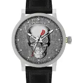 Police Montre - - COLLIN - Cuir - Quartz - Imperméabilité 3 atm