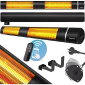 Monzana Chauffage radiant infrarouge 3000W Noir
