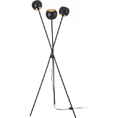 Lux.pro Lampadaire 'Nykvarn' 3 x E14 3-flamme métal noir
