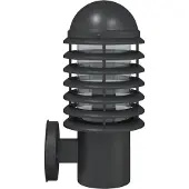 vidaXL Applique murale extérieure noir acier inoxydable